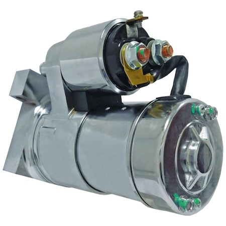 Wai Global Starter, STRHI PMGR CHROME HIPERF, 14kW12 Volt, CW, 10Tooth Pinion 19695CN